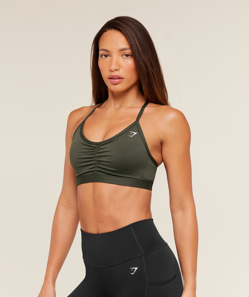 Ruched Sports Bra