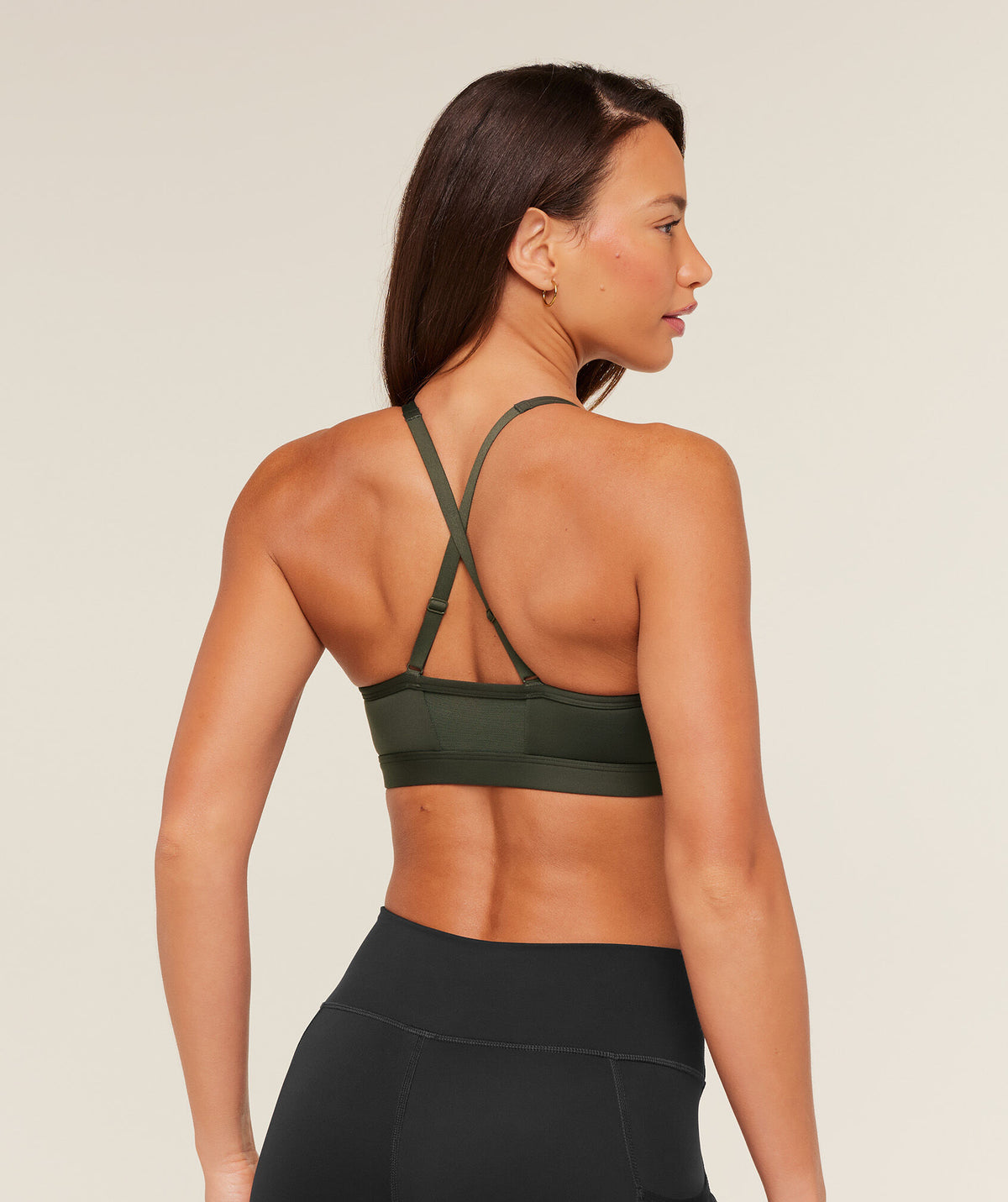 Ruched Sports Bra