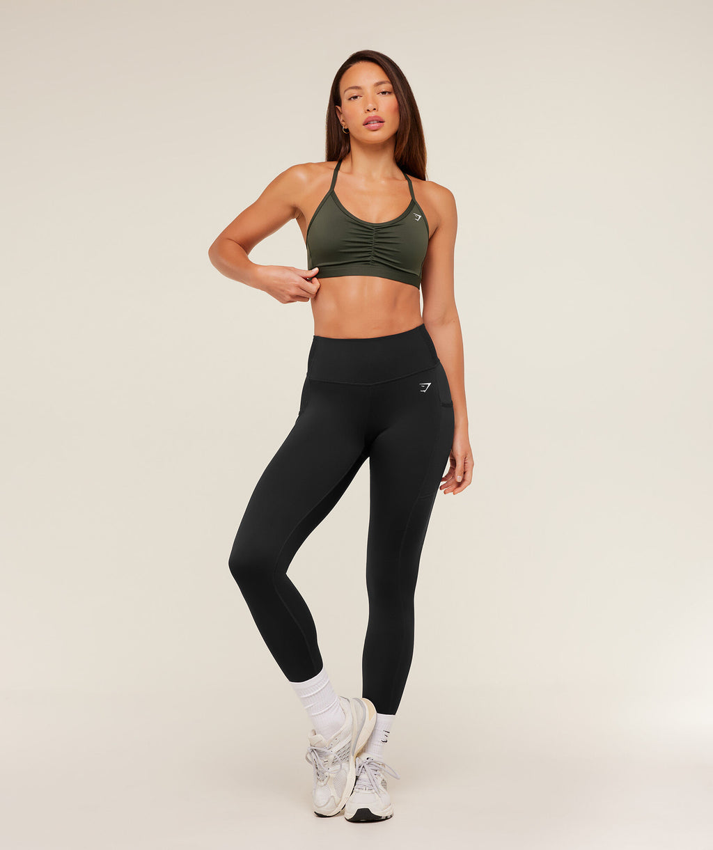 Ruched Sports Bra