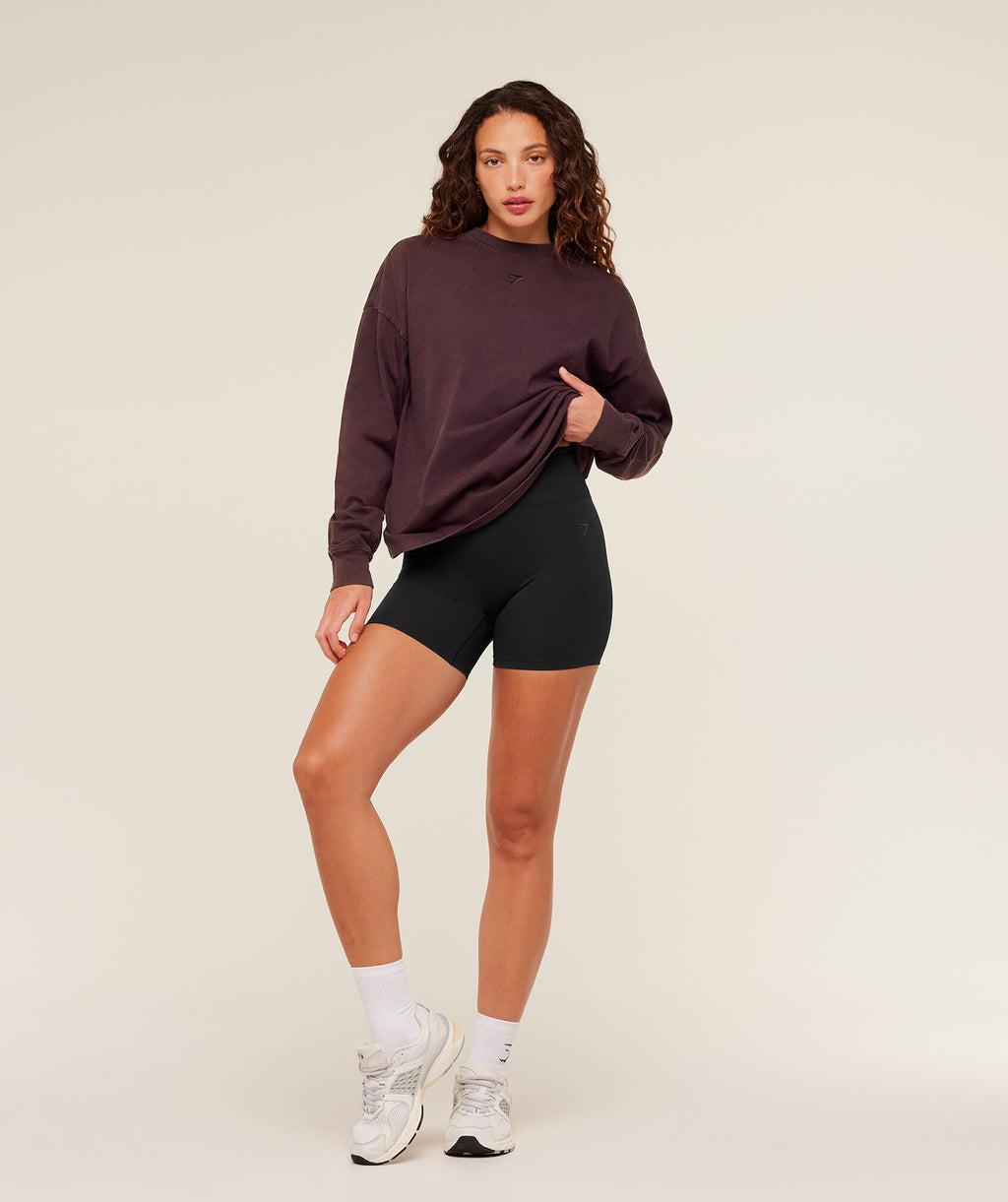Power Washed Long Sleeve Top