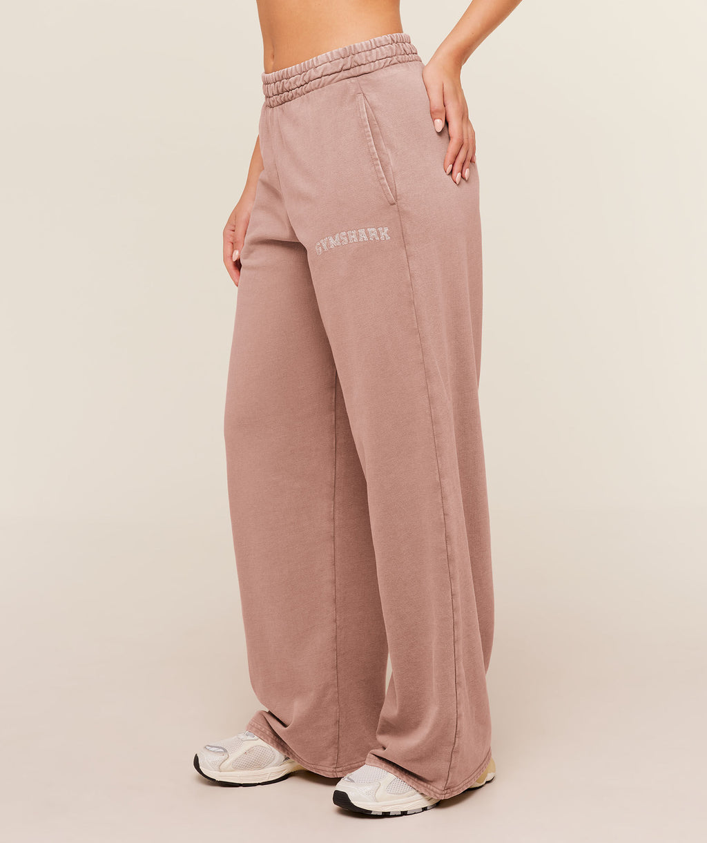 Chainstitch Graphic Wide Leg Jogger