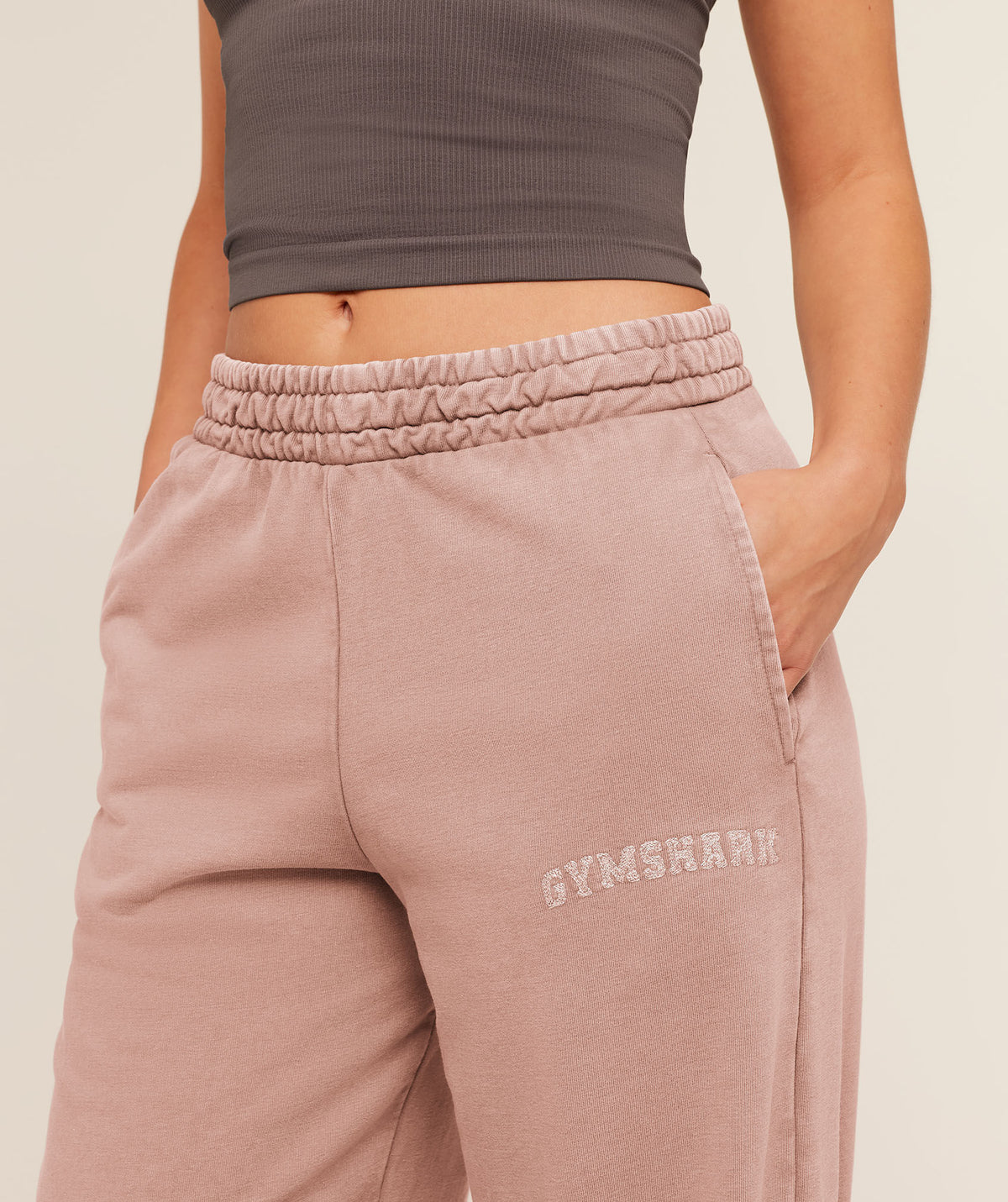 Chainstitch Graphic Wide Leg Jogger