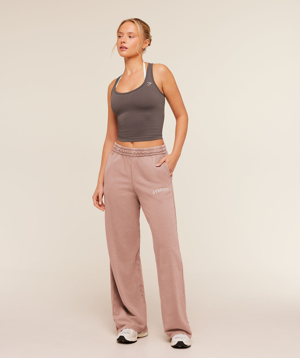 Chainstitch Graphic Wide Leg Jogger