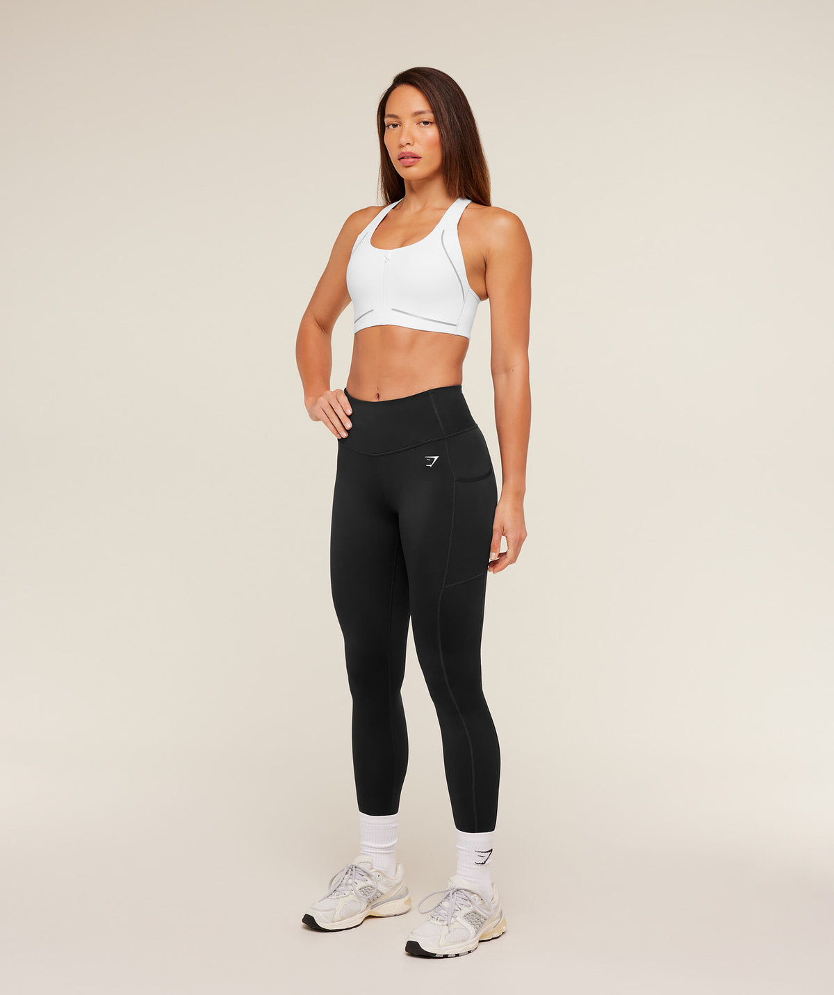Running Zip Bra