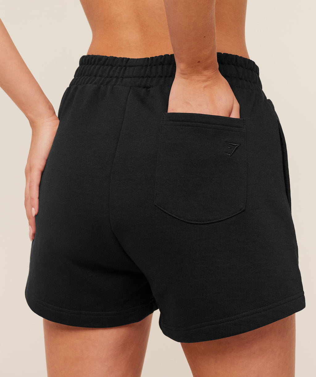 Script Embroidery Short