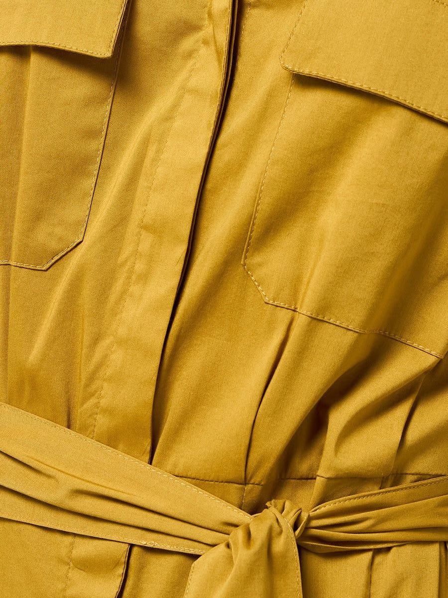 Poplin Utility Shirt Dress