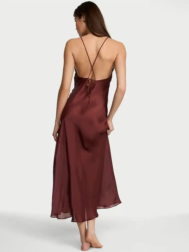 Luxe Satin Maxi Slip Dress