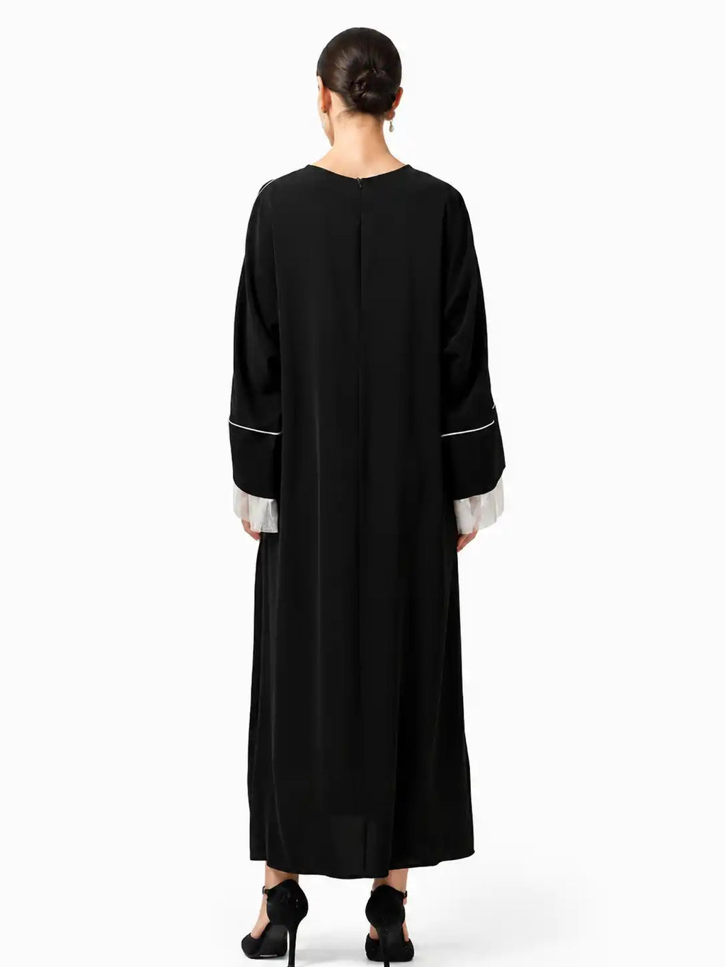 Abaya With Ruffle Sleeves