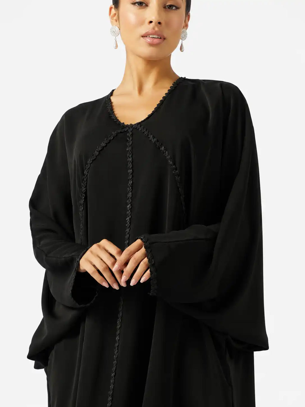 Elegant Black Modest Abaya