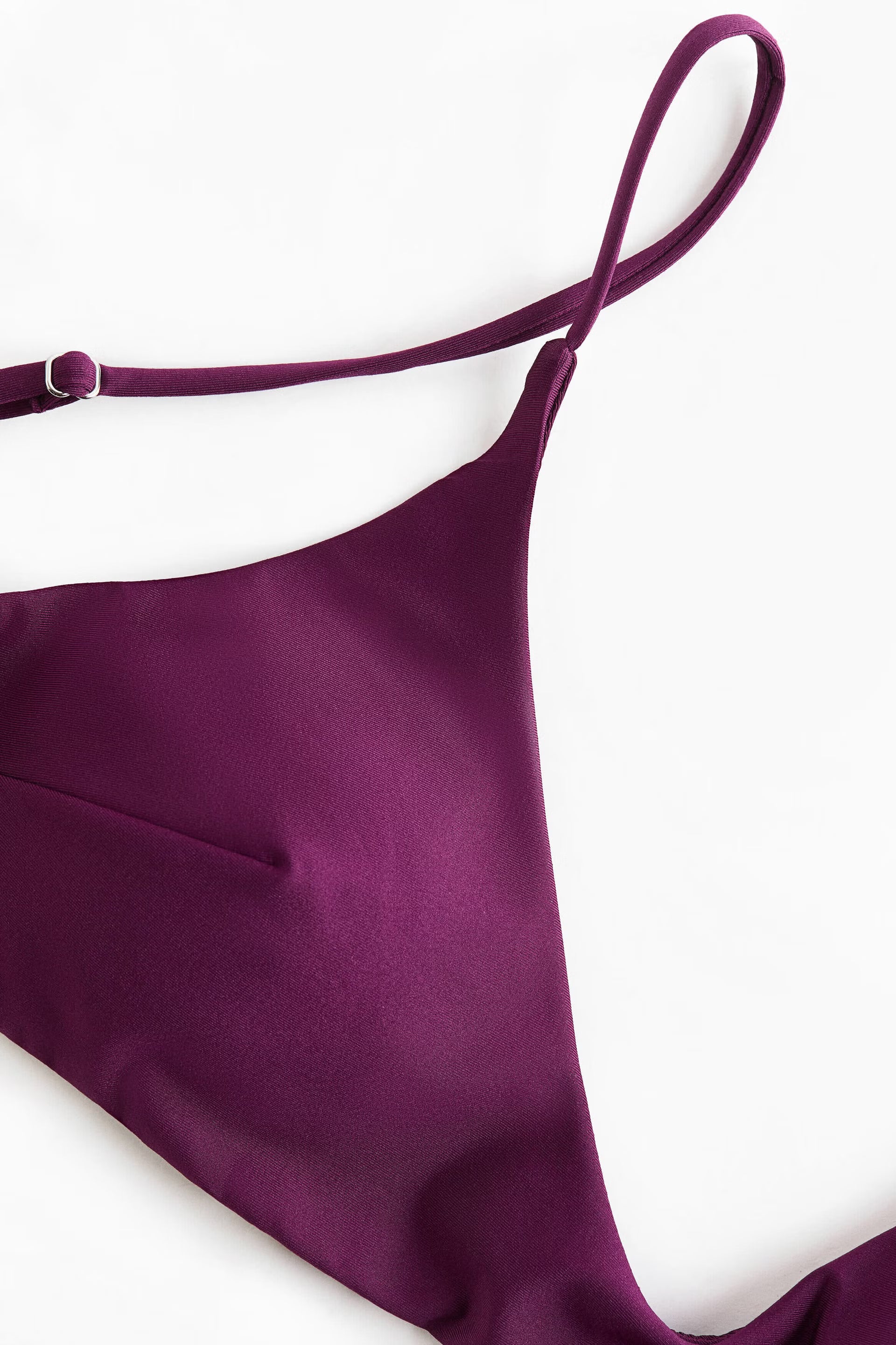 Deep Plum Scoop Neck Bikini Set