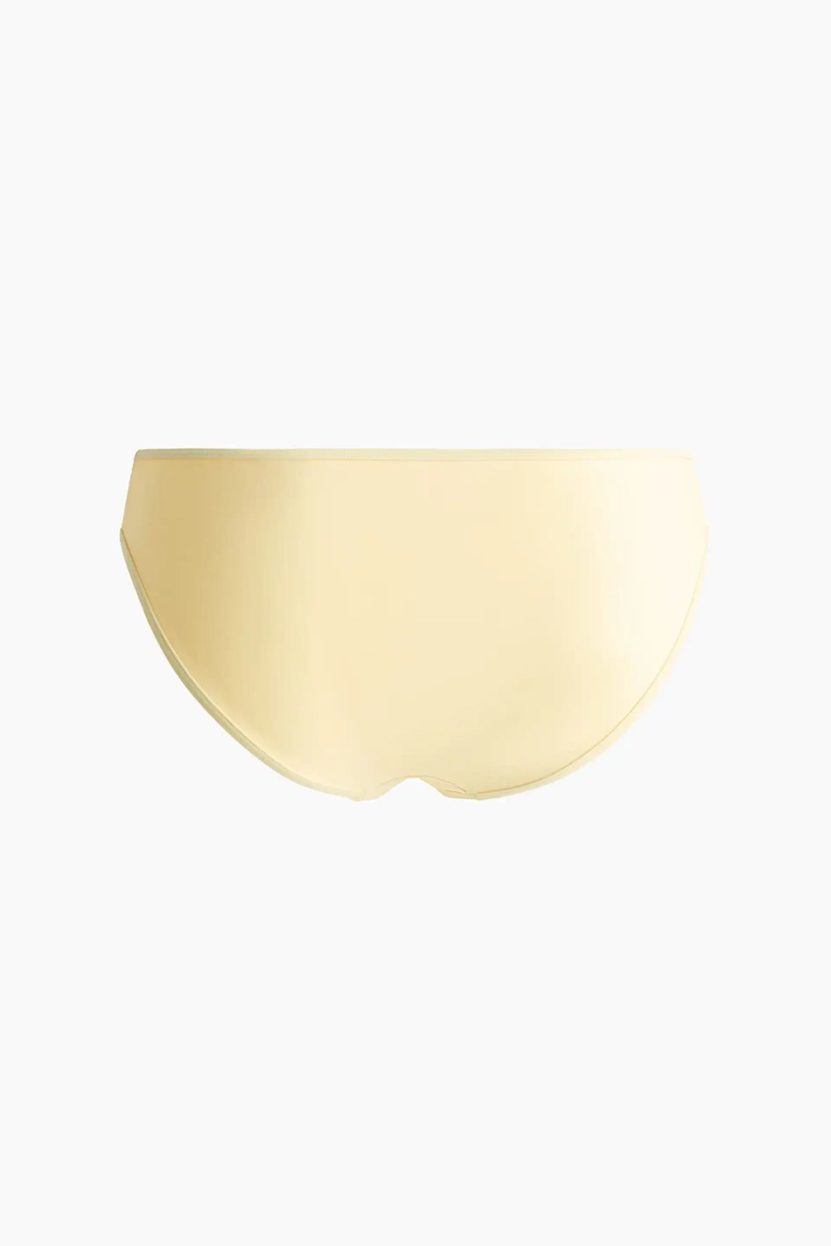 Women's Butter Yellow Padded Sports Bikini Set