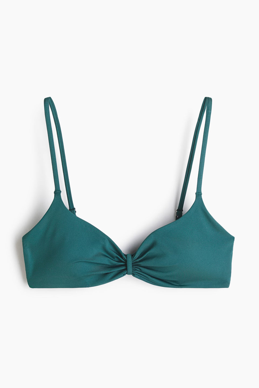 Teal Green Ruched Bikini Set