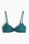 Teal Green Ruched Bikini Set