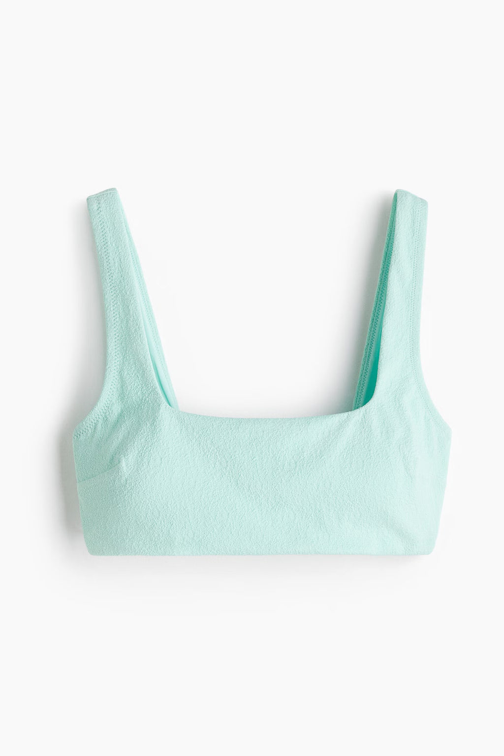 Mint Green Two-Piece Crinkle Bikini Set