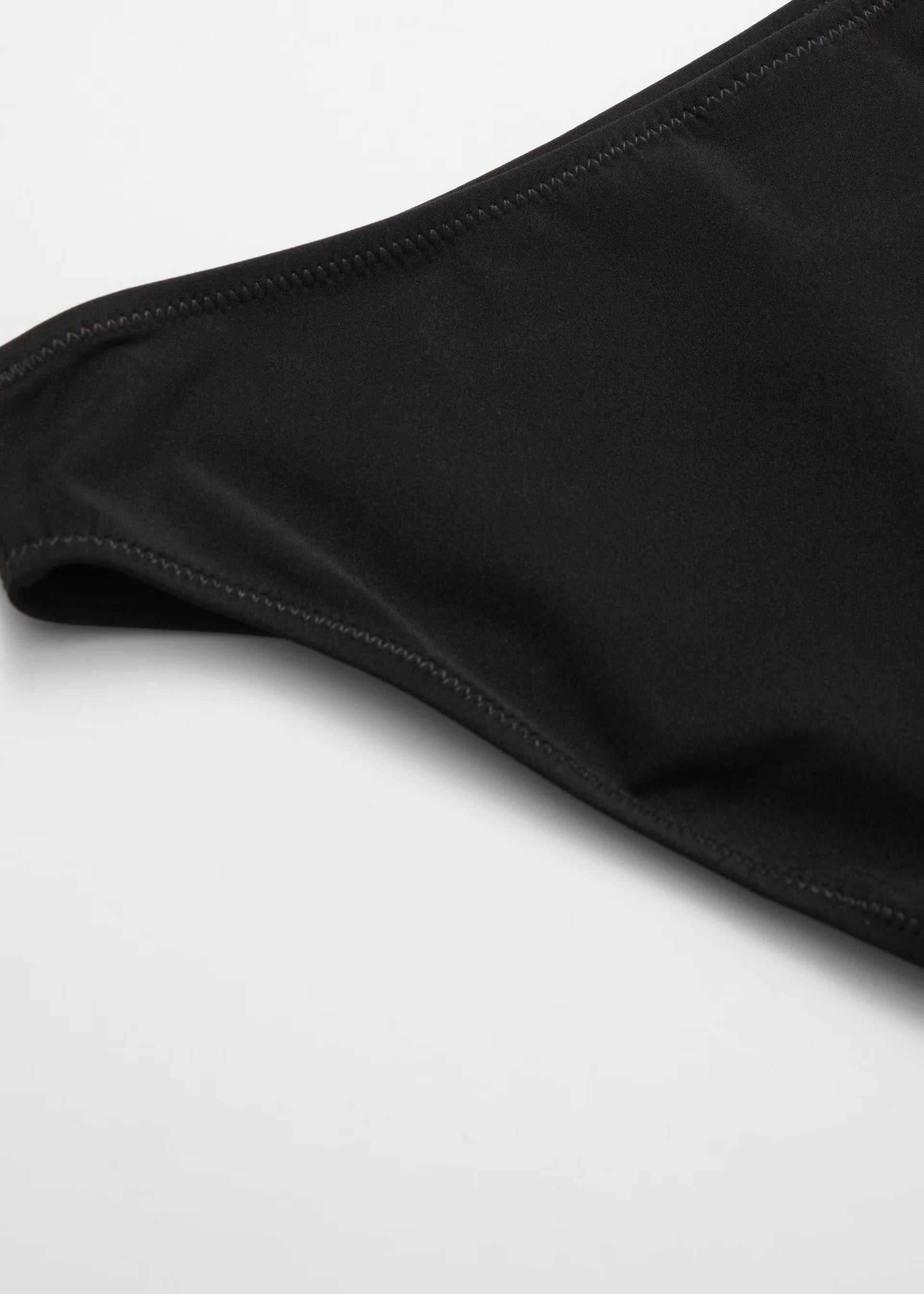 Classic Black High-Waisted Bikini Bottoms