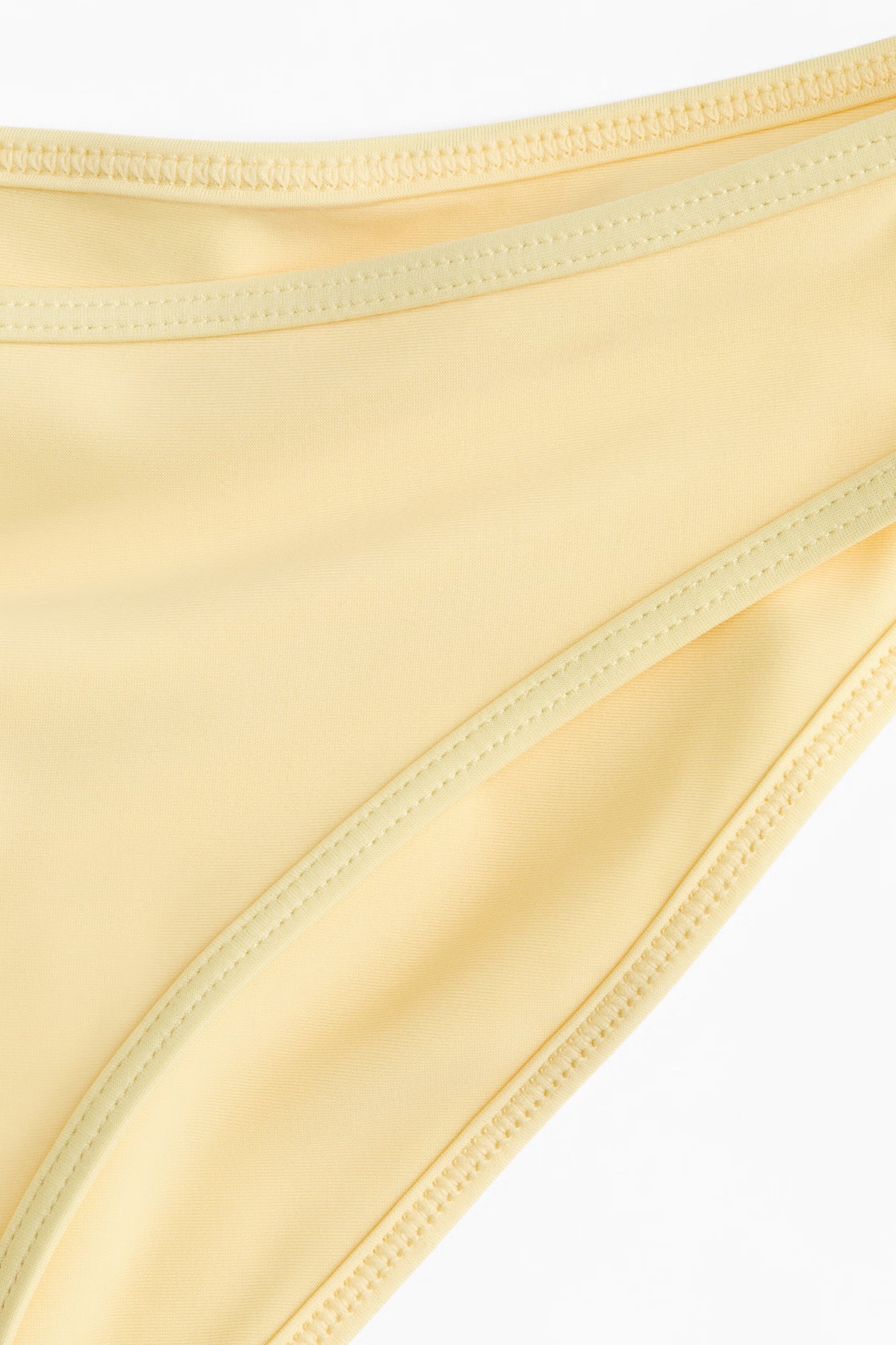 Women's Butter Yellow Padded Sports Bikini Set