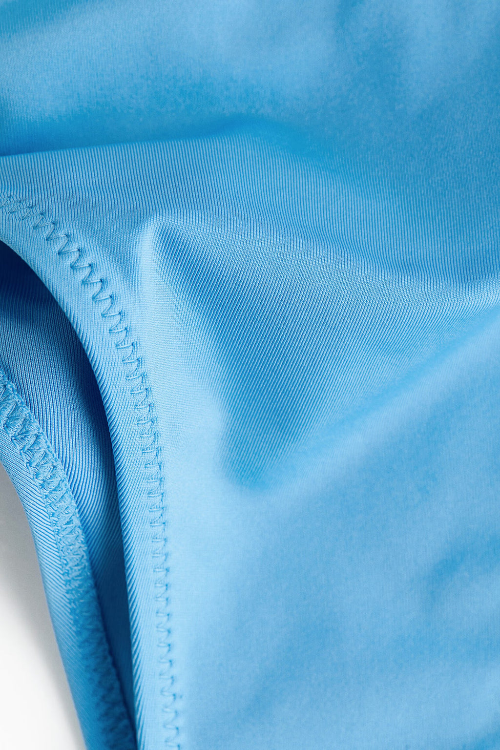Bright Blue Front-Knot Bikini Set