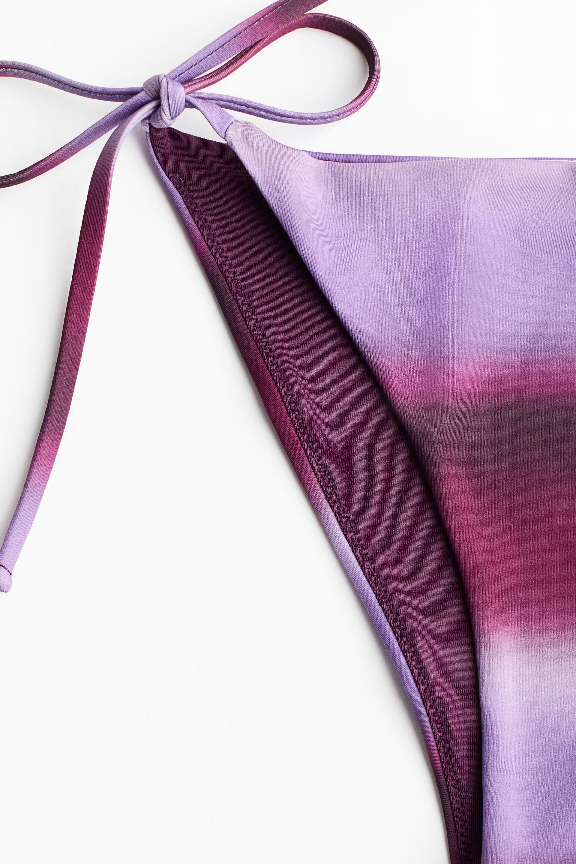 Purple Ombré Halter Bandeau Bikini Set