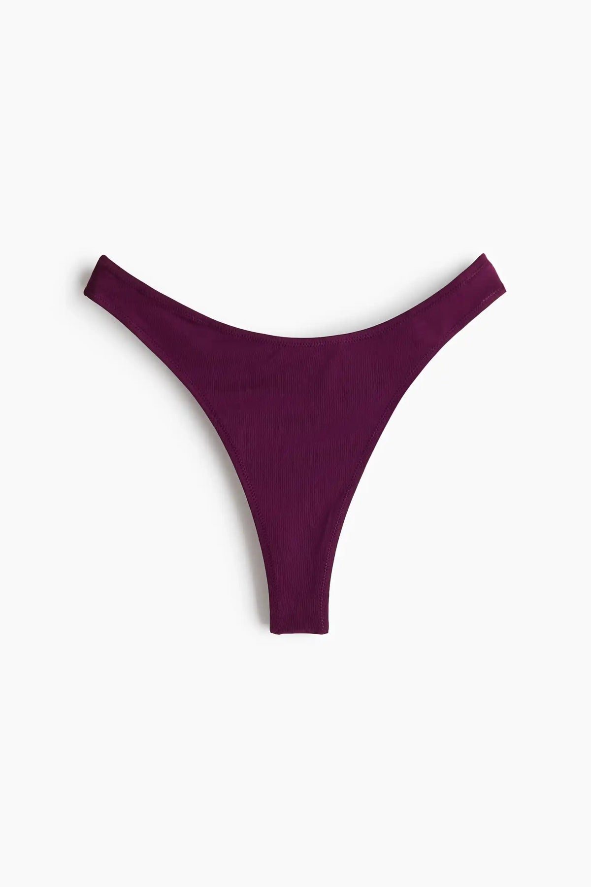 Deep Plum Scoop Neck Bikini Set