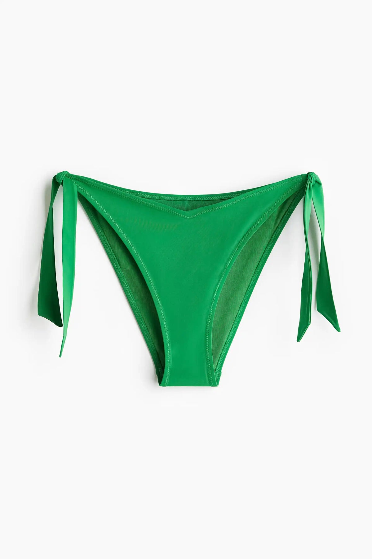 Vibrant Green Side-Tie Bikini Set