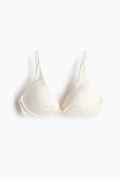 Off-White Twist-Front Bikini Set