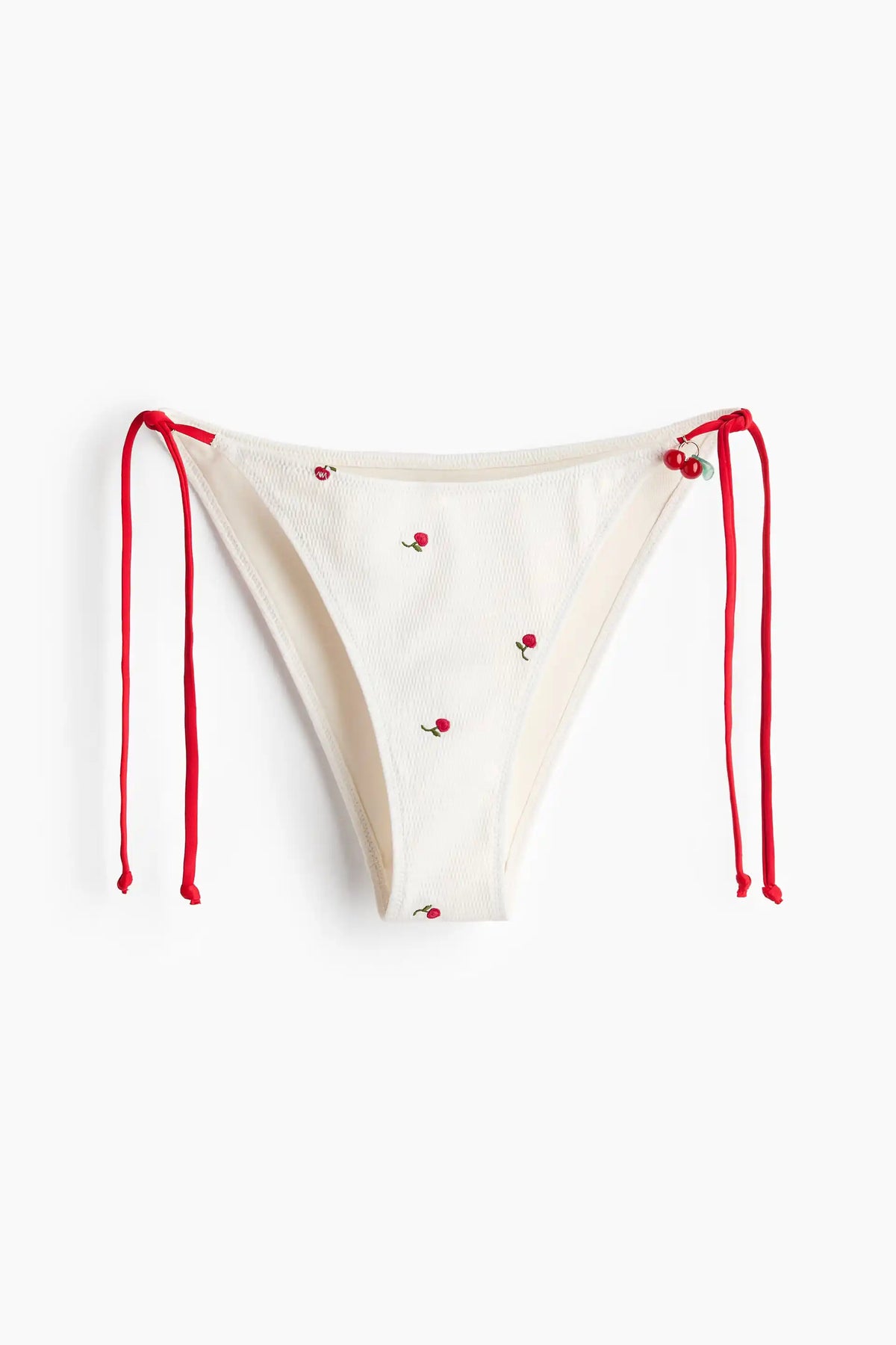Cherry Print Triangle Bikini Set