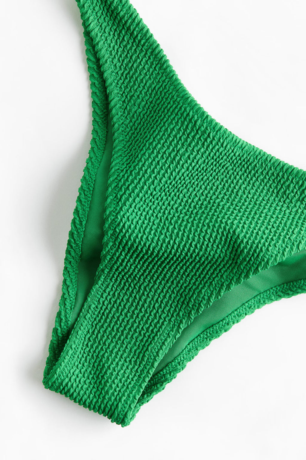 Green Textured U-Wire Bikini Set for Women