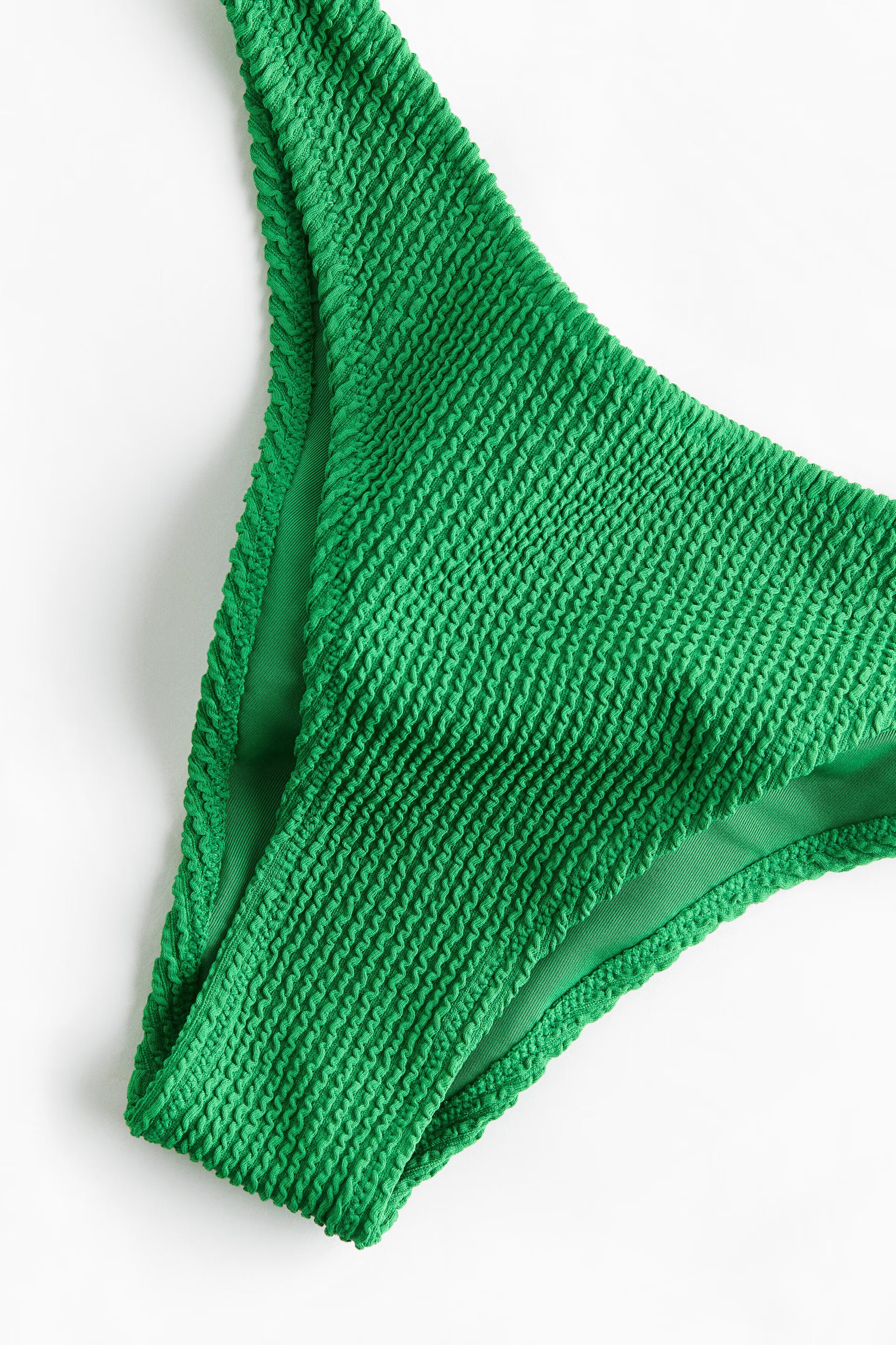 Green Textured U-Wire Bikini Set for Women