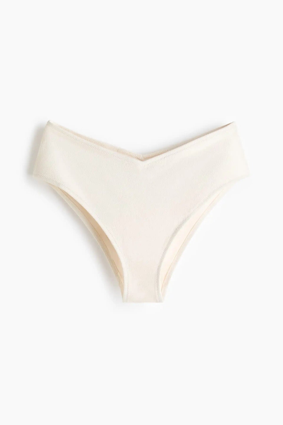 Off-White Twist-Front Bikini Set