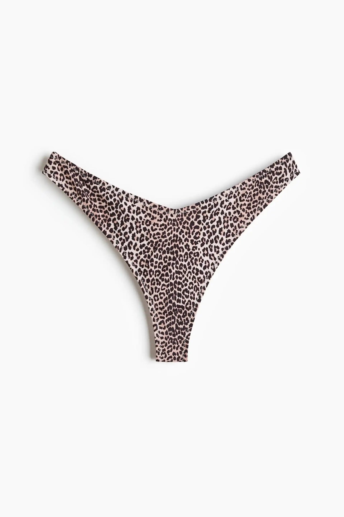 Leopard Print Triangle Bikini Set