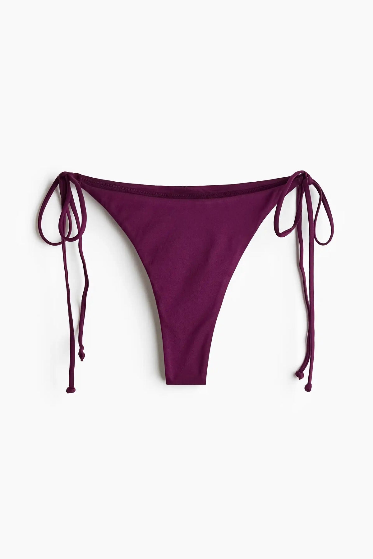 Plum Beaded Halter Bikini Set | Deep Violet Two-Piece Swimwear
