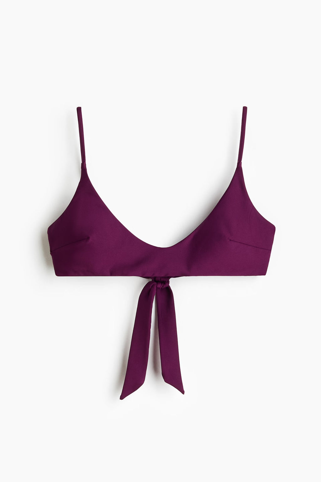 Deep Plum Scoop Neck Bikini Set