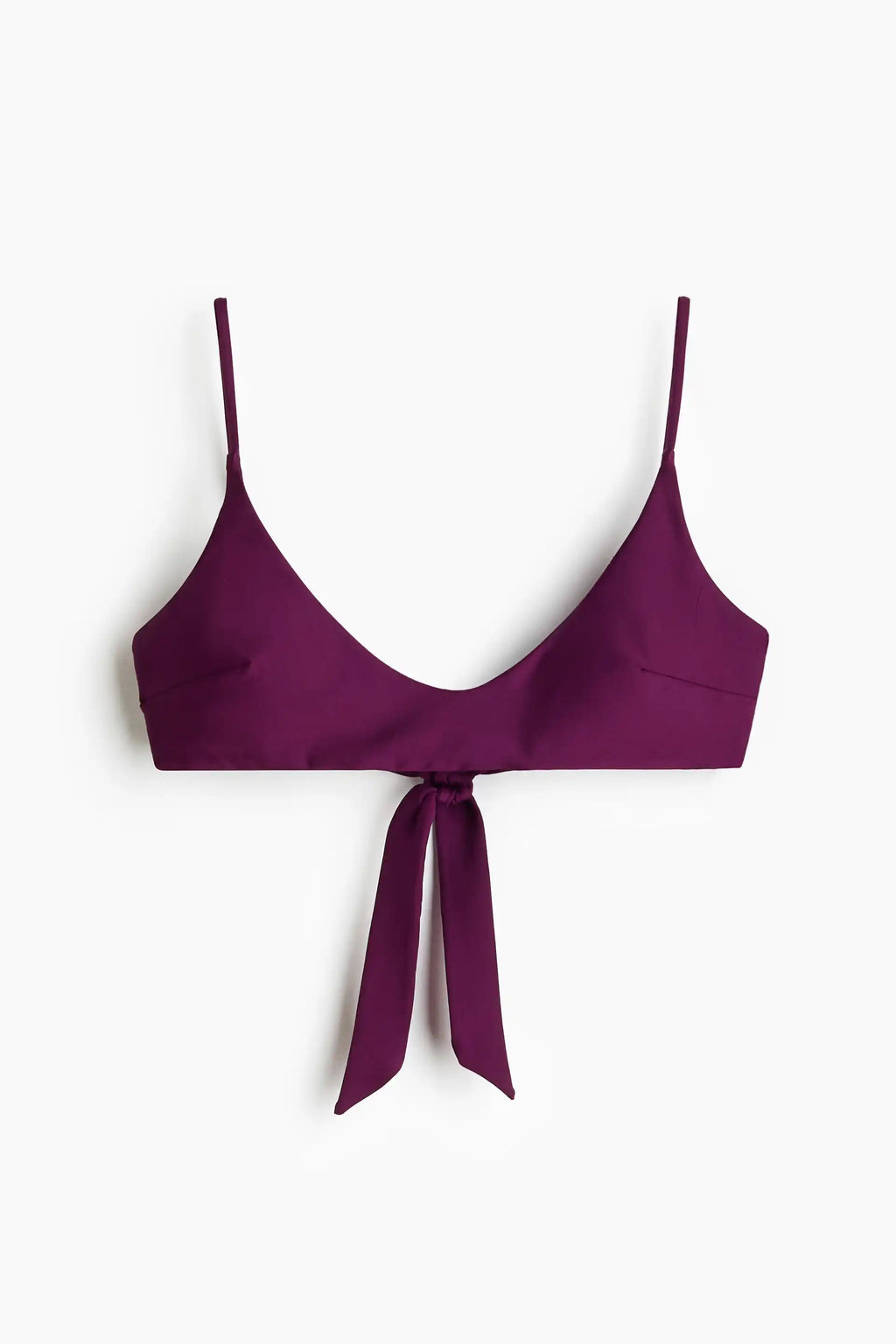 Deep Plum Scoop Neck Bikini Set
