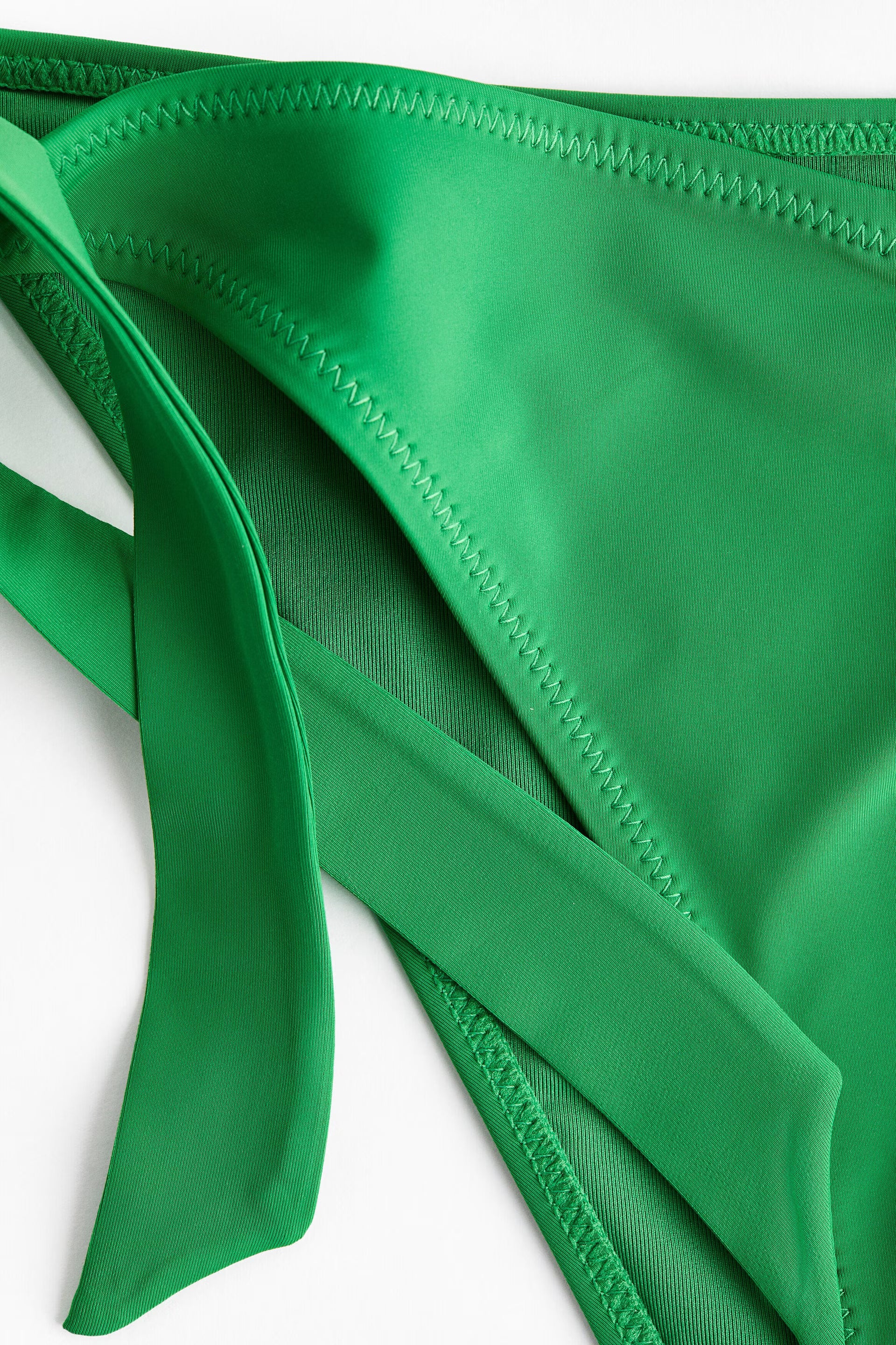 Vibrant Green Side-Tie Bikini Set
