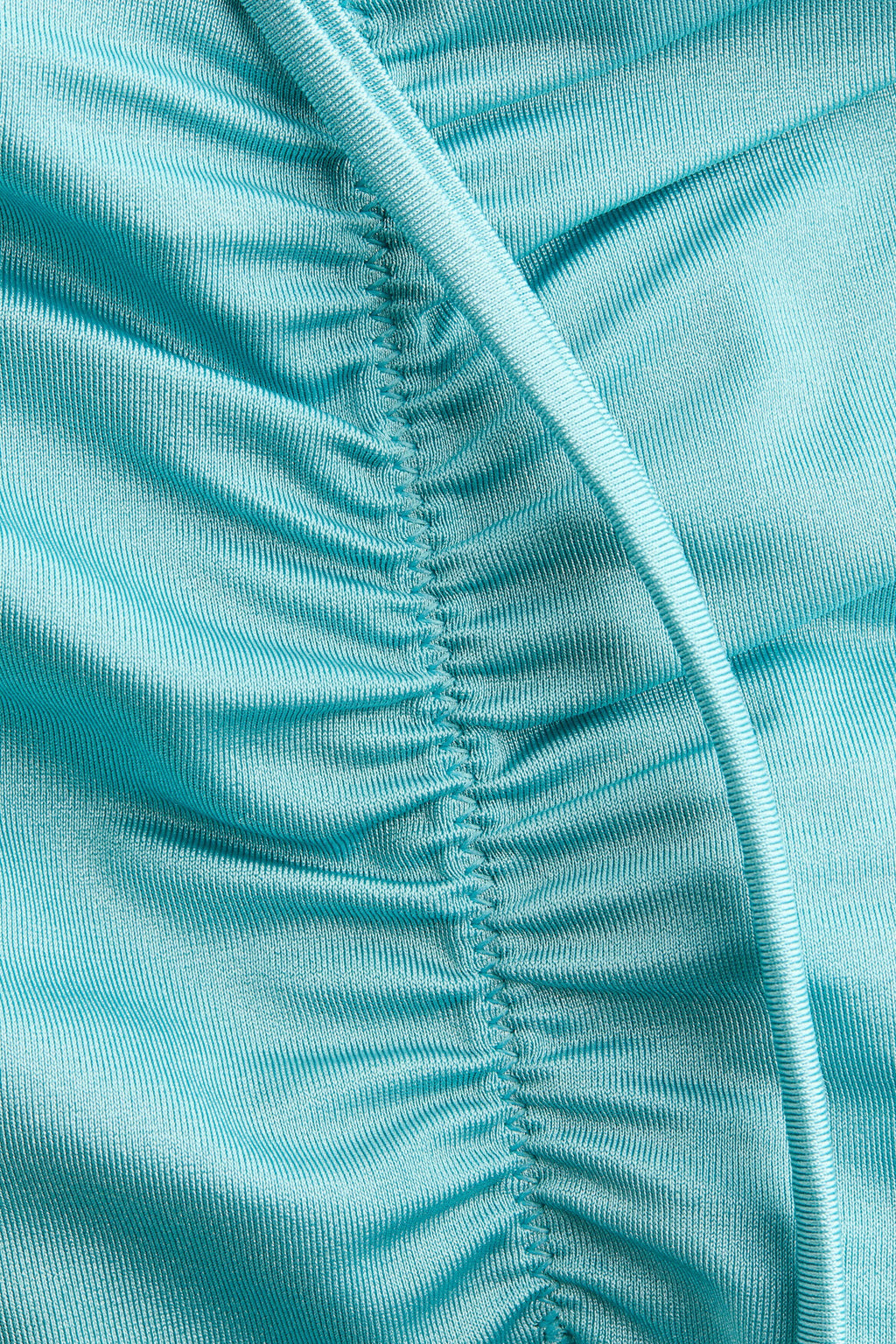 Sky Blue Beaded Halter Bikini Set