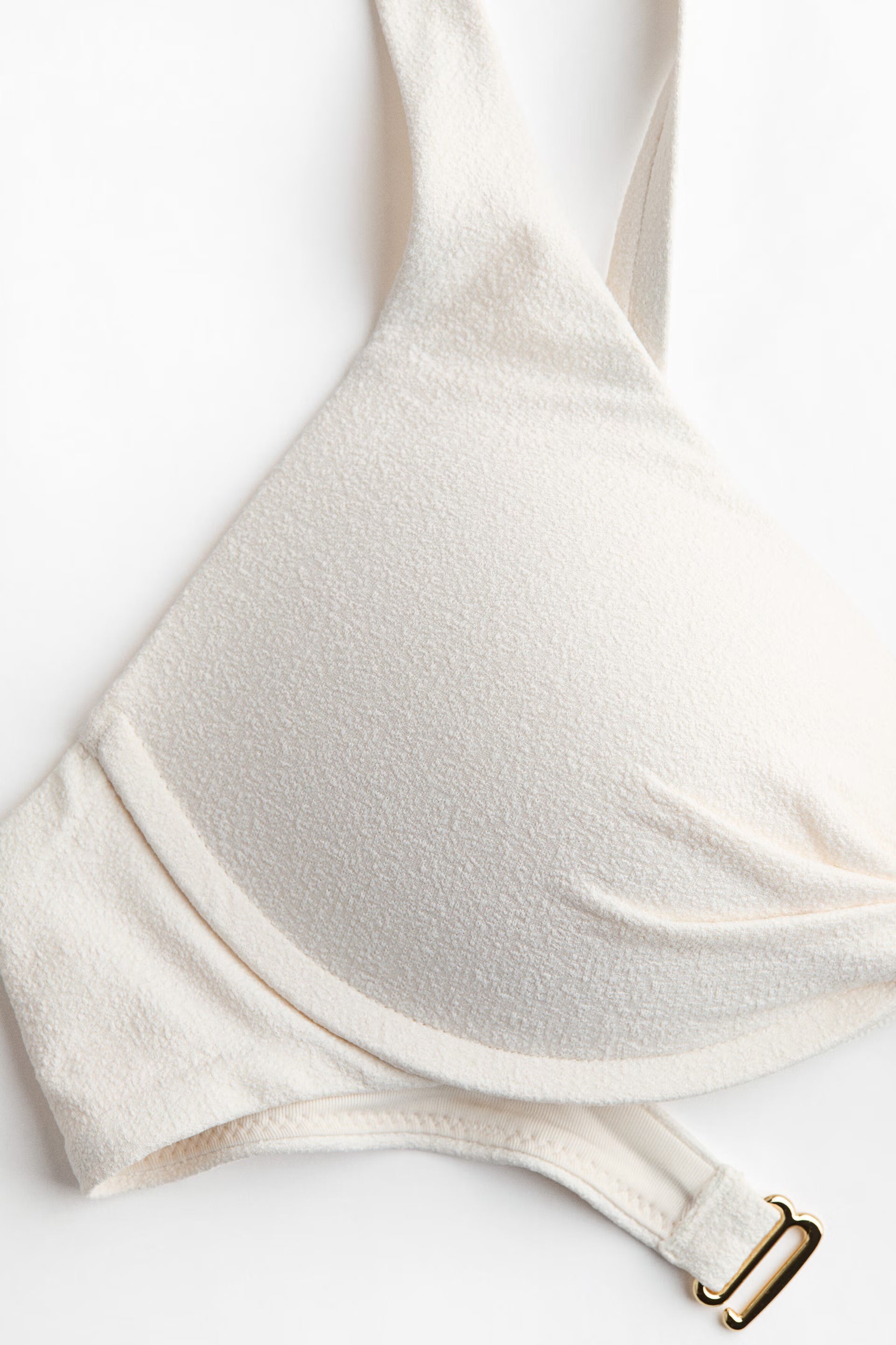 Off-White Twist-Front Bikini Set