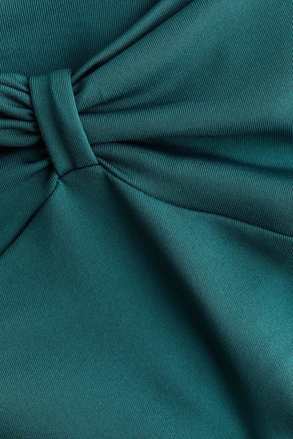 Teal Green Ruched Bikini Set