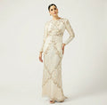 Embellished Sequin Maxi Dress