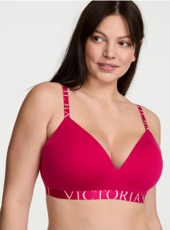 Cotton Exploded Logo Lightly Lined Wireless Bra The T-Shirt