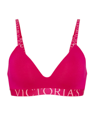 Cotton Exploded Logo Lightly Lined Wireless Bra The T-Shirt
