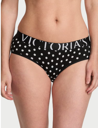 Exploded Logo Cotton Hiphugger Panty
