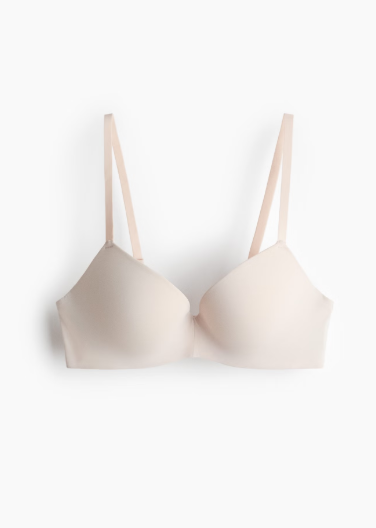 Microfibre push-up bra