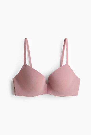 Microfibre push-up bra
