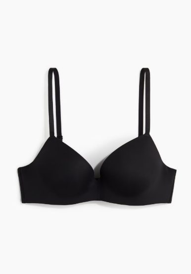 Microfibre push-up bra