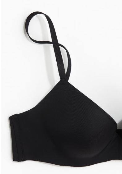 Microfibre push-up bra