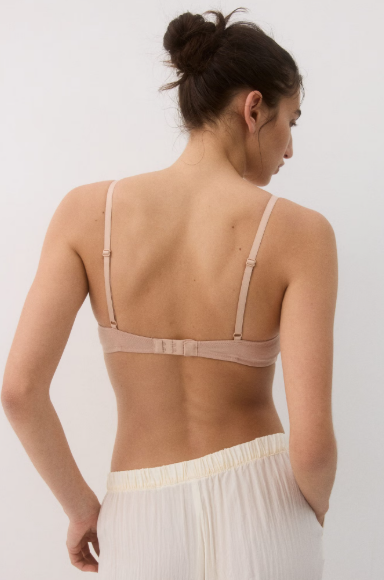 2-pack padded non-wired cotton bras