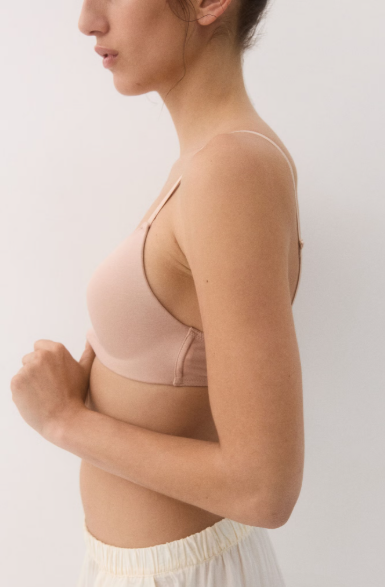 2-pack padded non-wired cotton bras