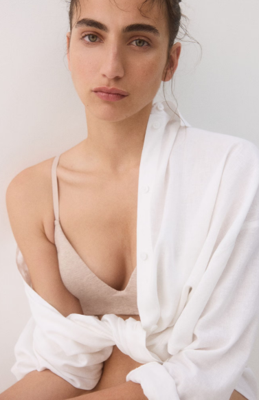 2-pack padded non-wired cotton bras
