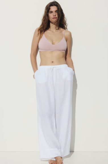 Seamless padded soft bra
