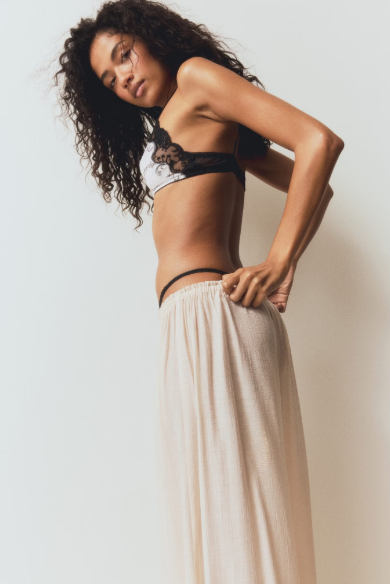 Satin soft bra